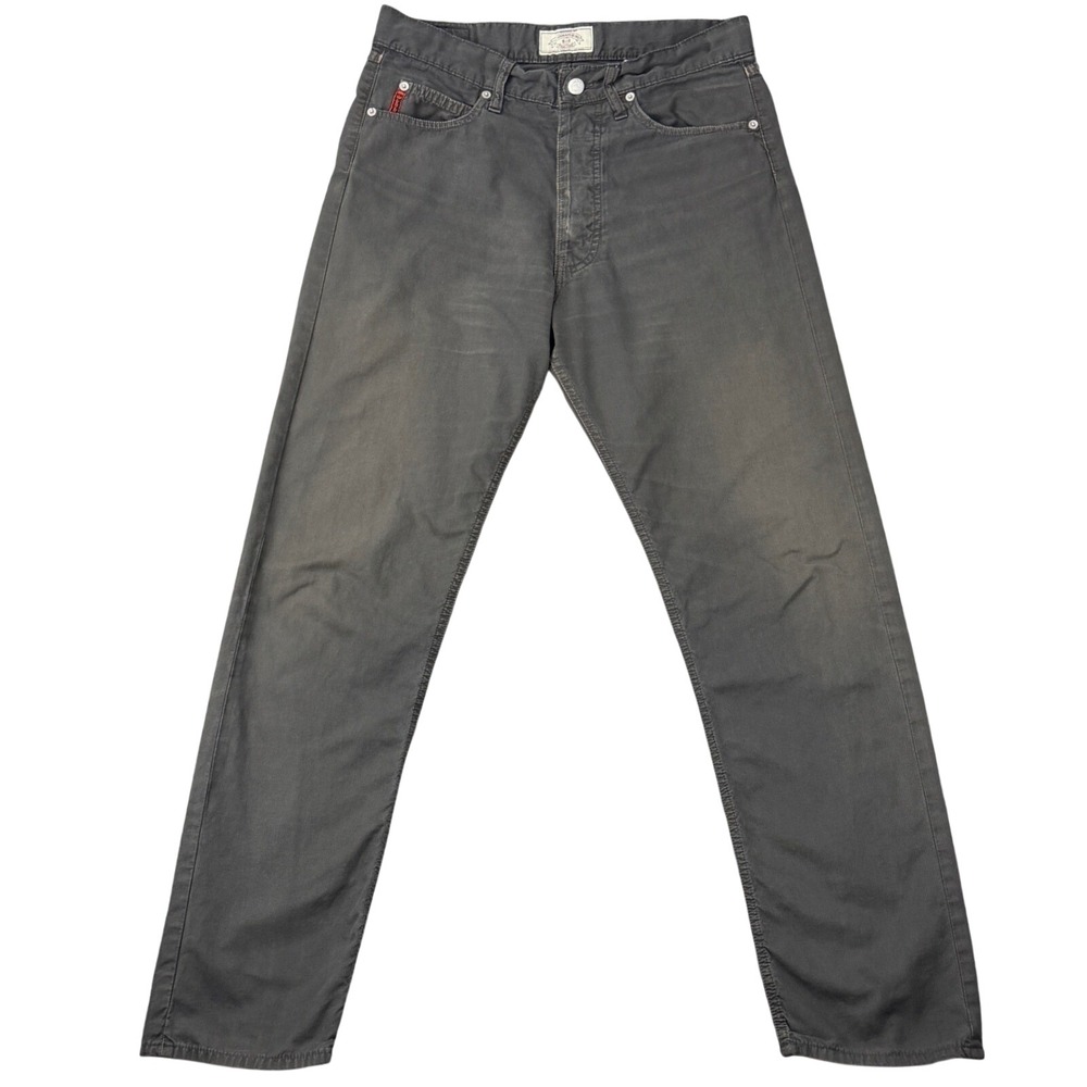 Armani Jeans Giorgio Armani Milano Men's W32 L 30.5 Pants Grey Cotton Button Fly